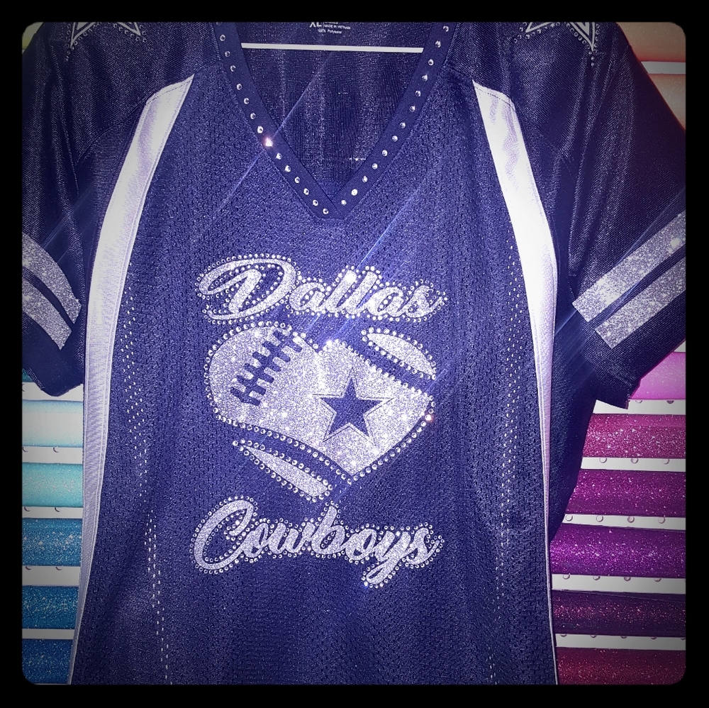 Custom, Glitter, Rhinestone Jersey